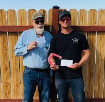 Special to the Pahrump Valley Times The second place team of Lawrence Workman (left) and Jeffer ...