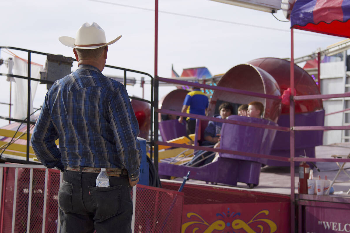 Jimmy Romo/Special to the Pahrump Valley Times The carnival at the festival was the first carni ...