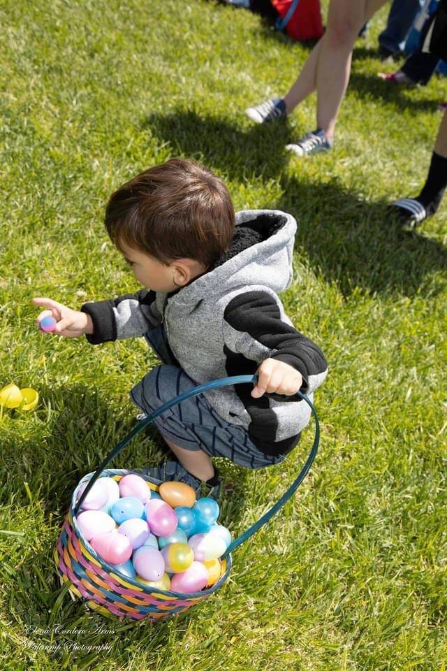 Special to the Pahrump Valley Times One of the younger attendees of the Easter celebration in t ...