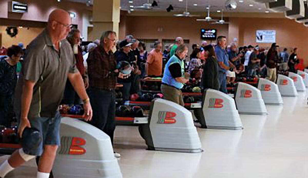 Pahrump Valley Times file Forty bowlers turned out for the 500 Club tournament at the Pahrump N ...