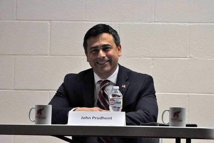 (Horace Langford Jr./Pahrump Valley Times) Nye County Treasurer John Prudhont resigned on Satur ...