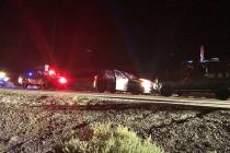 Nye County Sheriff”s Office deputies shot two suspects early Monday morning along Highway 372 ...