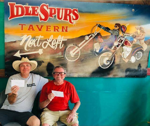 Special to the Pahrump Valley Times Lathan Dilger (left) and Chuck Smith (right) finished in se ...
