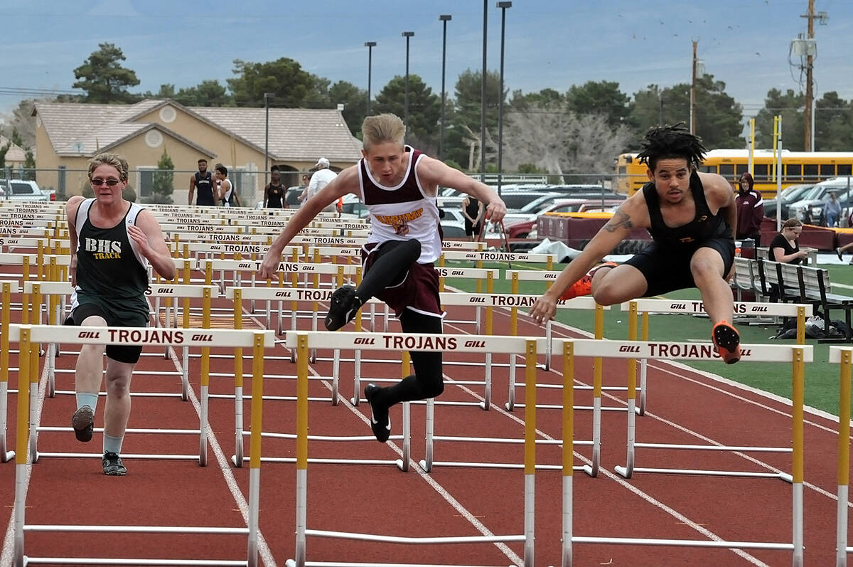Horace Langford Jr./Pahrump Valley Times The Pahrump Valley Trojans competed in a mid-week tra ...