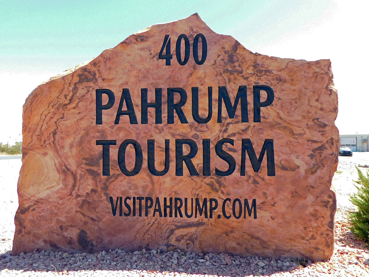 Robin Hebrock/Pahrump Valley Times The Pahrump Tourism Office is located at 400 N. Highway 160.