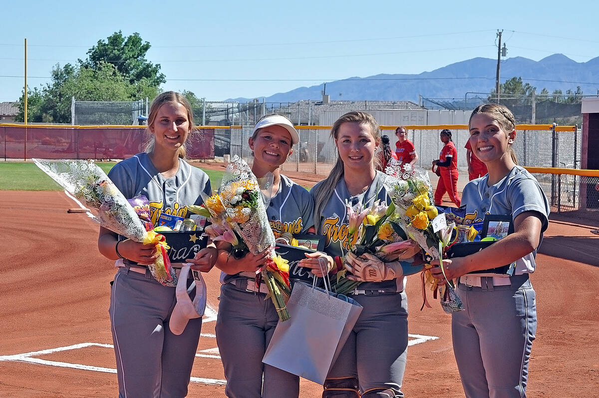 Horace Langford Jr./Pahrump Valley Times Pahrump Valley High School honored the seniors on thei ...