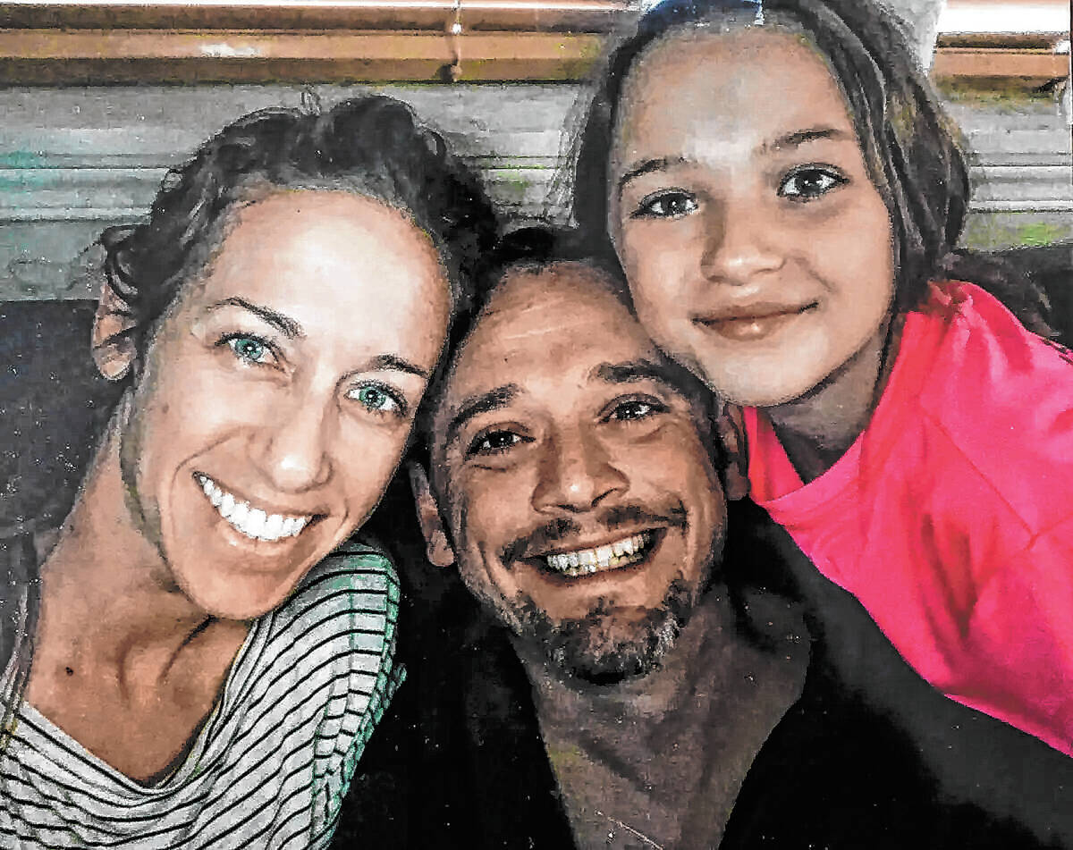 Lauren Starcevich, Michael Durmeier and Michael's 12-year-old daughter, Georgia Durmeier, were ...