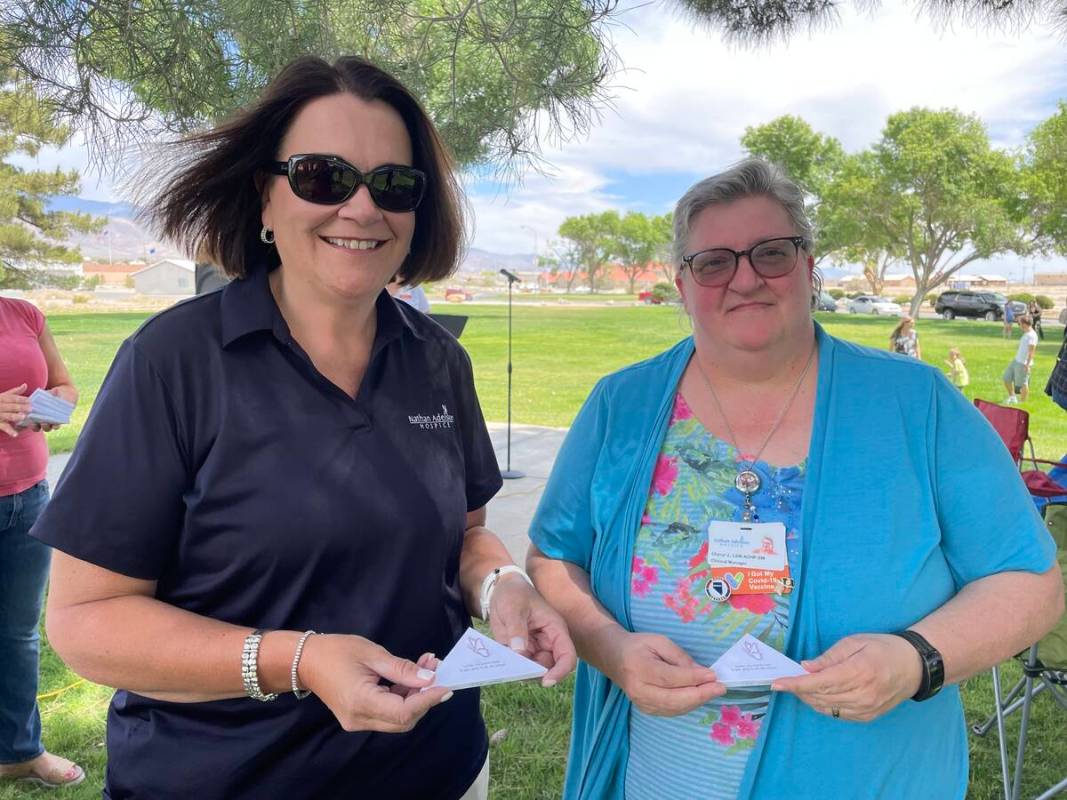 Special to the Pahrump Valley Times Karen Rubel, president and CEO of Nathan Adelson Hospice a ...