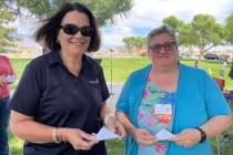 Special to the Pahrump Valley Times Karen Rubel, president and CEO of Nathan Adelson Hospice a ...