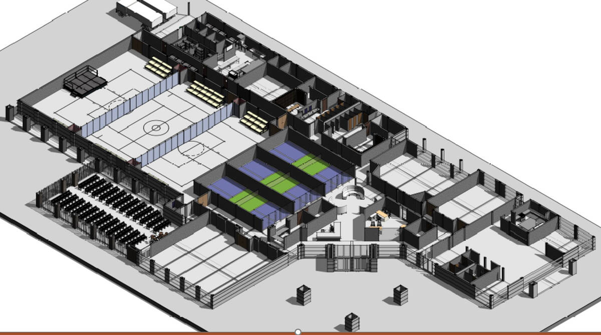 Special to the Pahrump Valley Times This rendering shows a concept for the community/convention ...