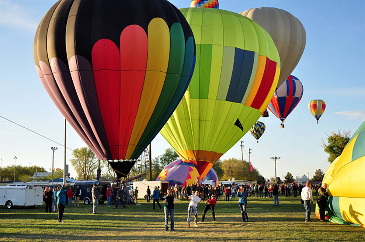 Selwyn Harris/Pahrump Valley Times The Pahrump Balloon Festival has become a well-loved traditi ...