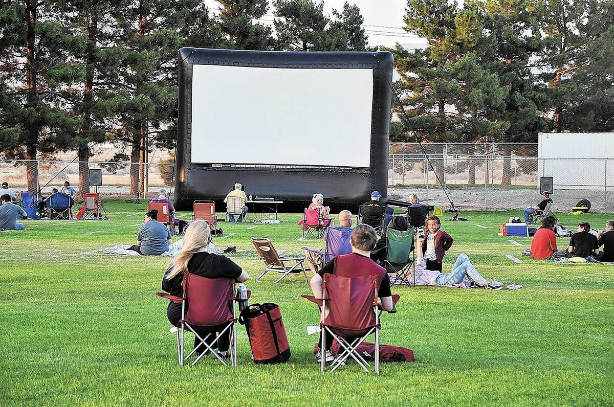 Horace Langford Jr./Pahrump Valley Times - Movies in Petrack Park return to Pahrump on May 29.