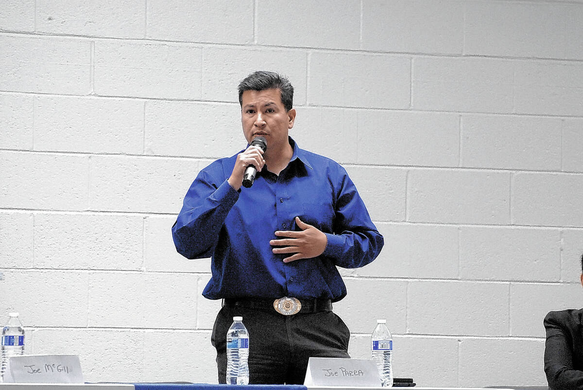 Horace Langford Jr./Pahrump Valley Times - Republican Debate, Thursday. Nye County Sheriff can ...