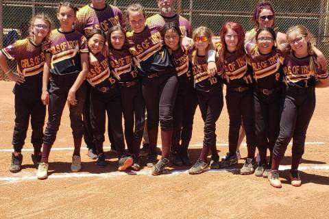 Special to the Pahrump Valley Times The Girls of Troy softball team from Pahrump took 2nd place ...