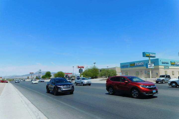 Robin Hebrock/Pahrump Valley Times Highway 160 in Pahrump is set to see a facelift, with a $2 m ...