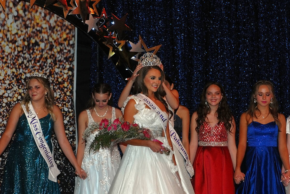 (Horace Langford Jr./Pahrump Valley Times) Contestant No. 7 Tayela Brown is crowned 2nd Attenda ...