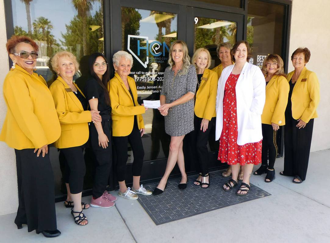 Robin Hebrock/Pahrump Valley Times Nevada Silver Tappers and Ms. Senior Golden Years Founder B. ...