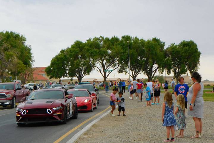 Robin Hebrock/Pahrump Valley Times Muscle cars were a crowd favorite at the 2021 Fourth of July ...