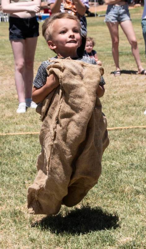 Richard Stephens/Special to the Pahrump Valley Times This little guy looks like he is having fu ...