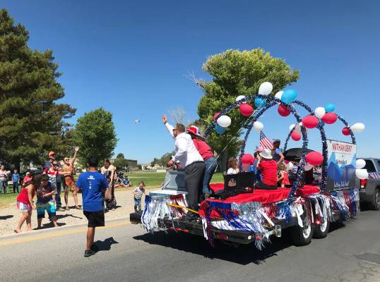 Robin Hebrock/Pahrump Valley Times The Pahrump Holiday Task Force's Fourth of July Parade took ...