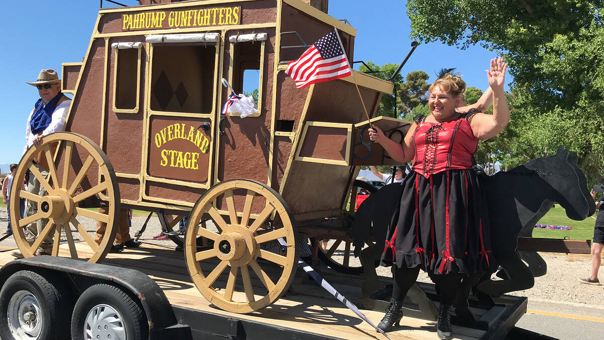 Robin Hebrock/Pahrump Valley Times The Pahrump Gunfighters took home top honors as the Most Pat ...