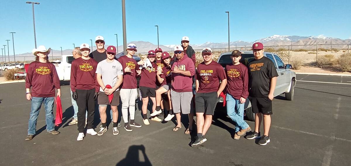 Charlotte Uyeno/Pahrump Valley Times The PVHS baseball team will be holding a car wash fundrais ...