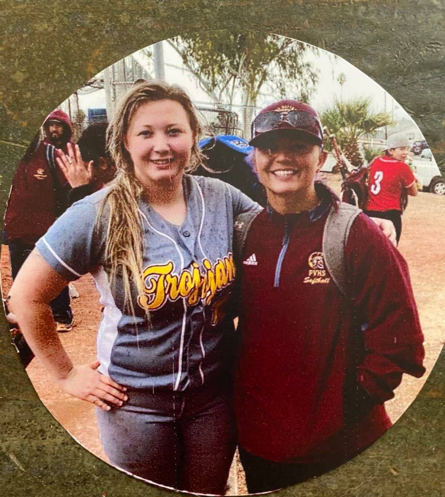 Special to the Pahrump Valley Times DeeAnna Egan (left) posing with her older sister and forme ...