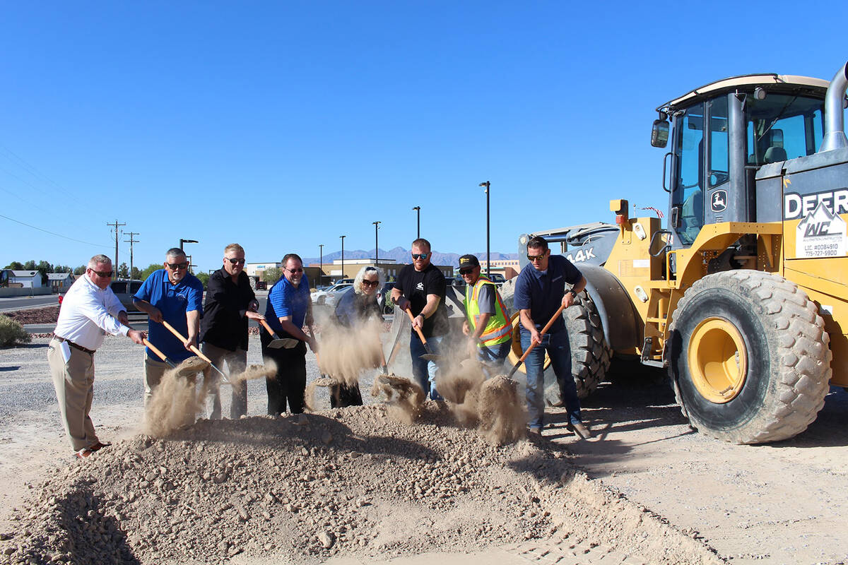 Special to the Pahrump Valley Times Officials with the town of Pahrump, Nye County and Communit ...