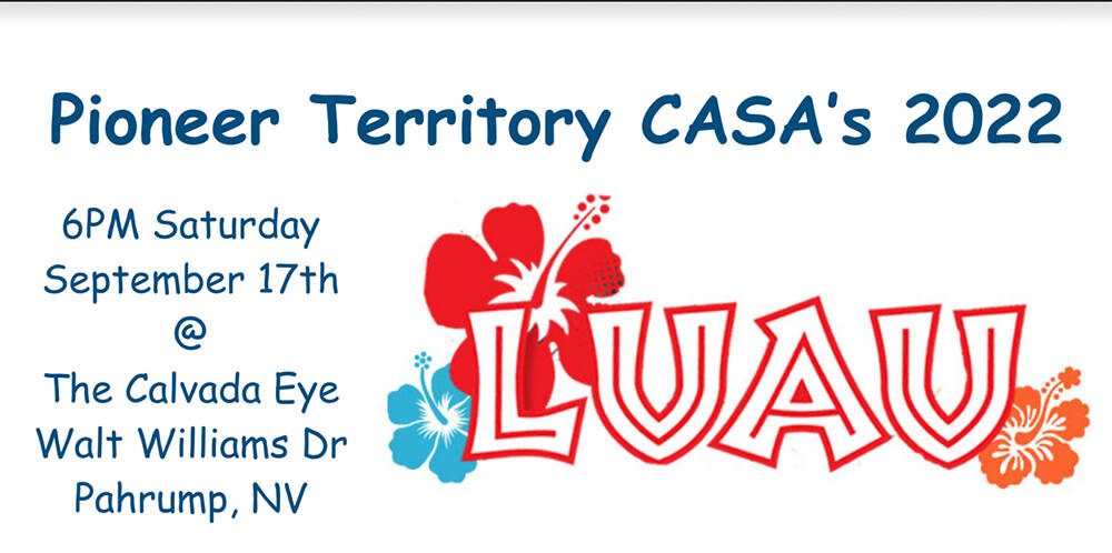 Special to the Pahrump Valley Times The 2022 CASA Luau will bring in money to support the nonpr ...