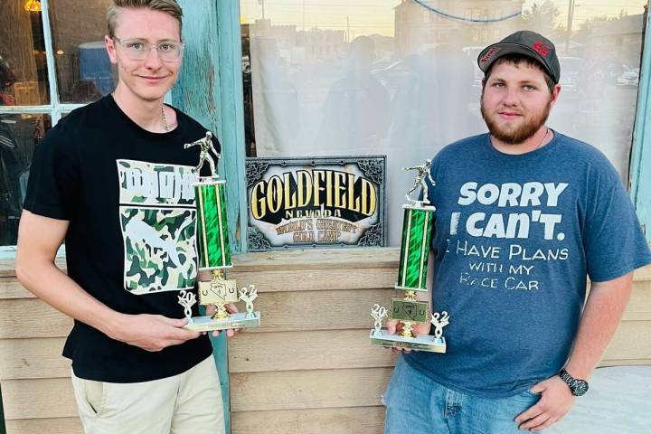 Special to the Pahrump Valley Times Kasey Dilger (left) and Rory Bradley (right) finished the ...