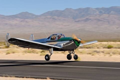 Special to the Pahrump Valley Times A pilot comes in for a perfect landing after taking a Young ...