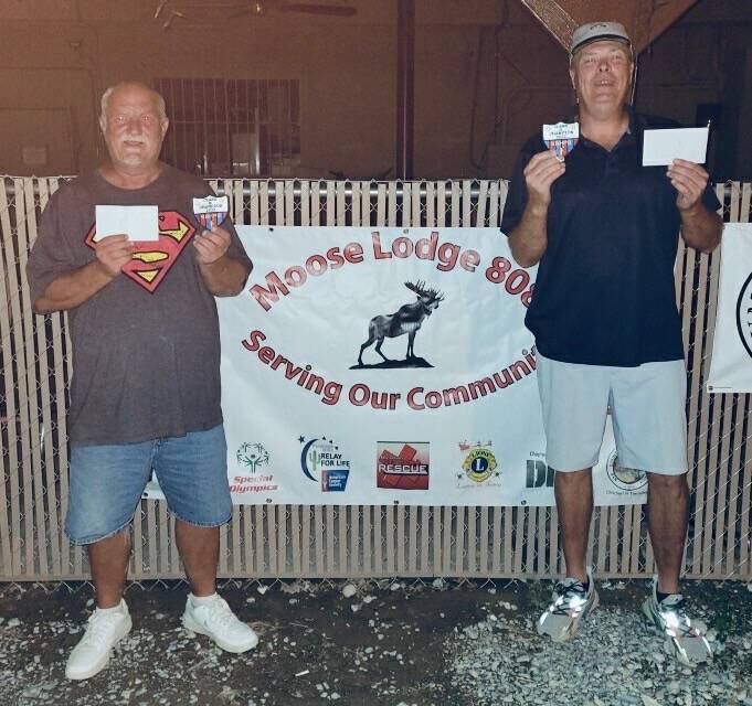Special to Pahrump Valley Times Mike Dedeic (left) and Lathan Dilger (right) took home first p ...