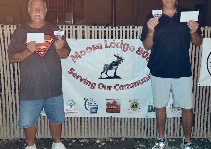 Special to Pahrump Valley Times Mike Dedeic (left) and Lathan Dilger (right) took home first p ...