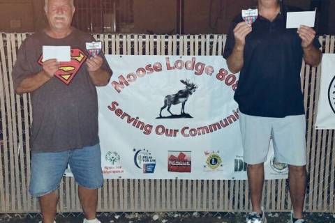 Special to Pahrump Valley Times Mike Dedeic (left) and Lathan Dilger (right) took home first p ...