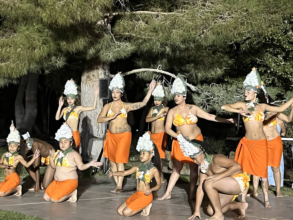 Courtesy of Deanna O'Donnell Rau Tama Nui dancers are pictured performing at the 2022 CASA Luau ...