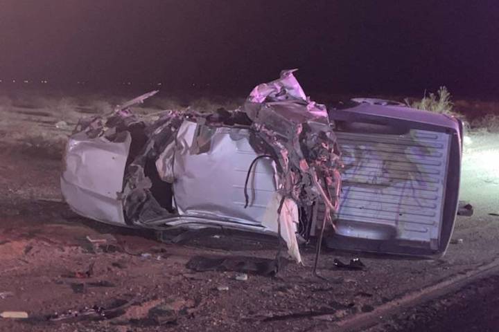Special to the Pahrump Valley Times Two people escaped serious injuries following a two-vehicle ...