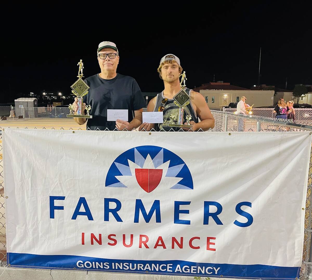 Special to the Pahrump Valley Times The team of Lathan Dilger and Jefferson Counts finished in ...