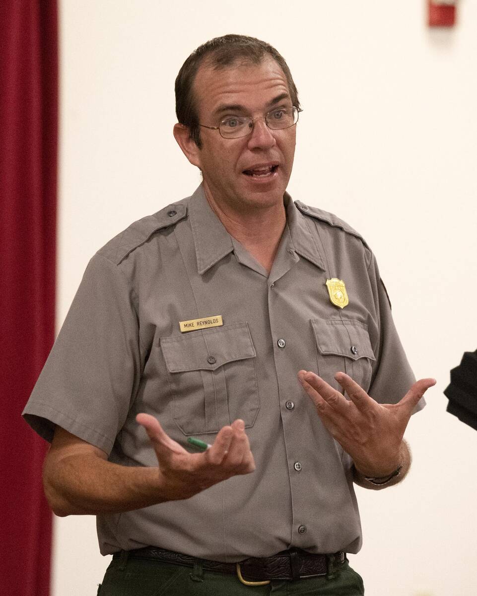 Richard Stephens/Special to the Pahrump Valley Times Death Valley National Park Superintendent ...
