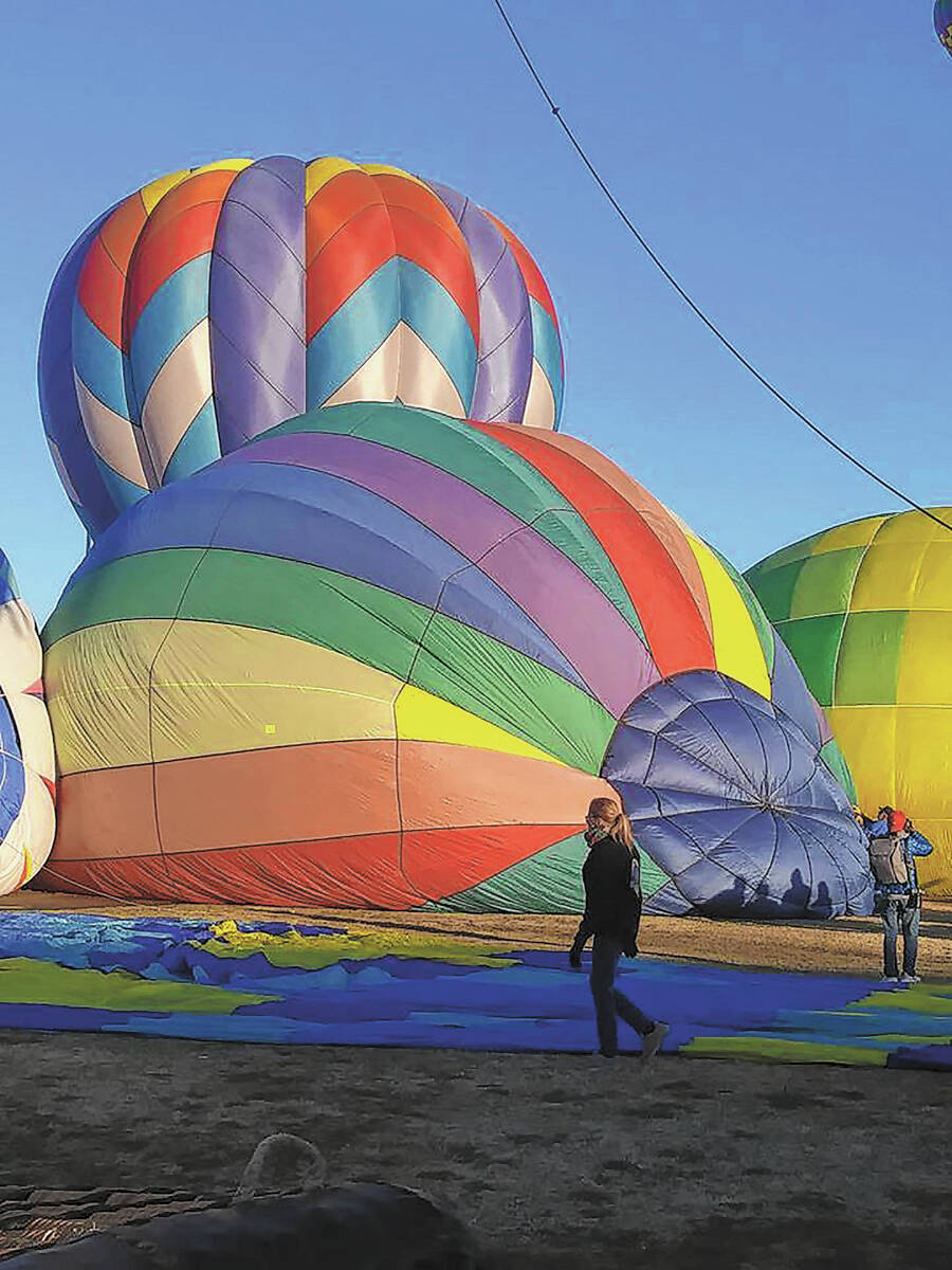 Special to the Pahrump Valley Times Live music and hot air balloons fill the air as Faith Fello ...