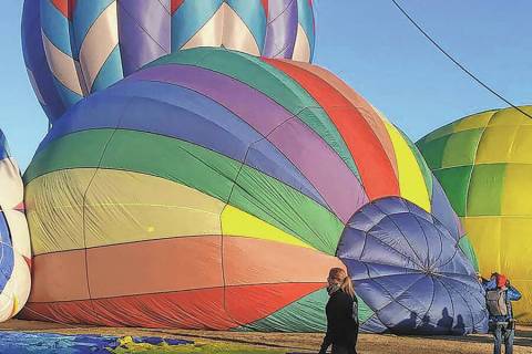 Special to the Pahrump Valley Times Live music and hot air balloons fill the air as Faith Fello ...