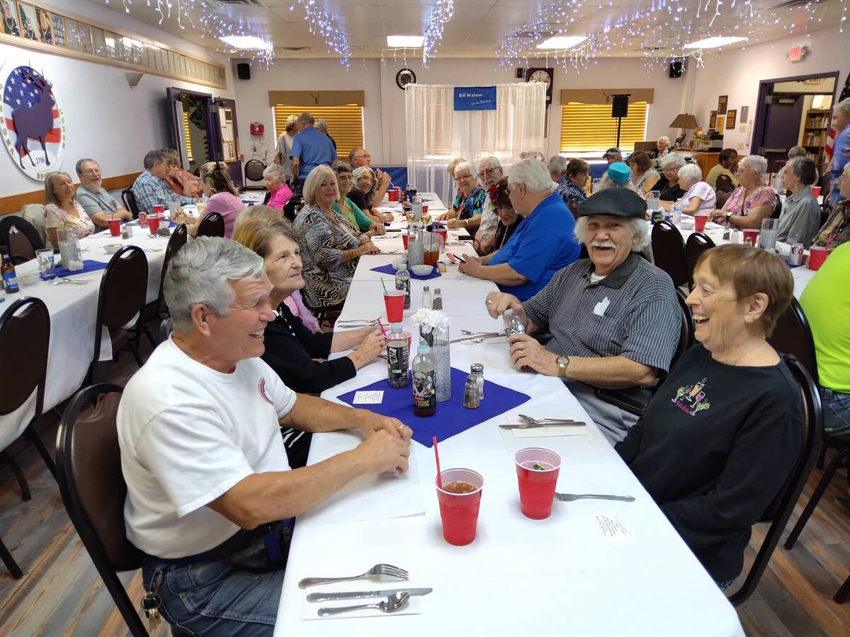 Selwyn Harris/Pahrump Valley Times More than 70 meals were served during the inaugural Oct. 1 f ...