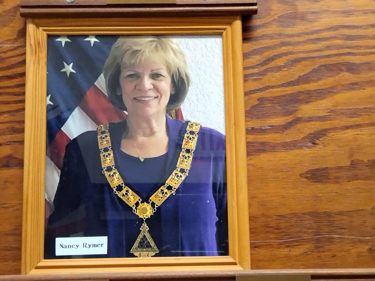 Selwyn Harris/Pahrump Valley Times Elks Lodge Exalted Ruler Nancy Rymer said its inaugural fund ...