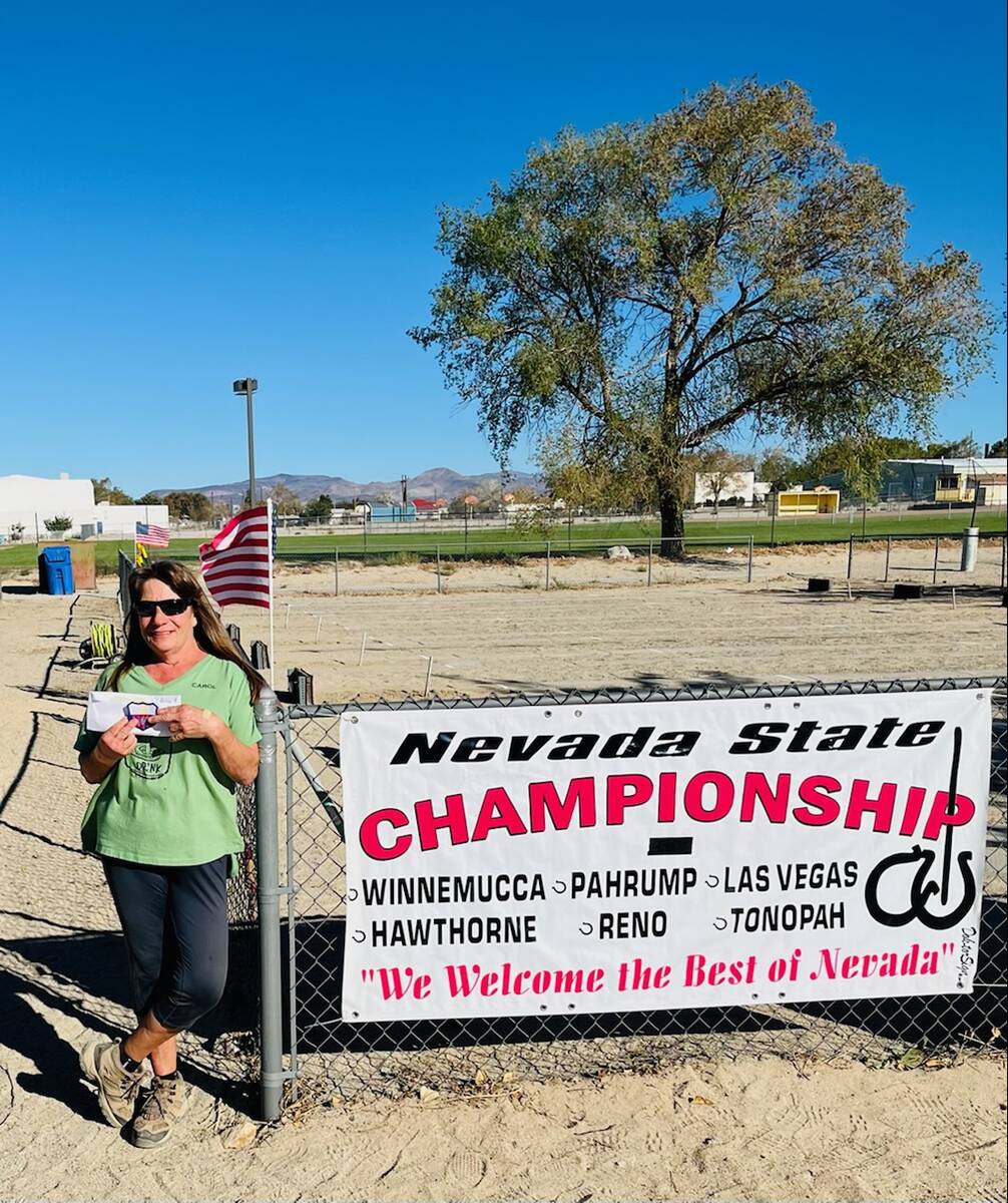 Special to Pahrump Valley Times Carol Lanfair won the Womens and Mixed B classes at the 2022 N ...