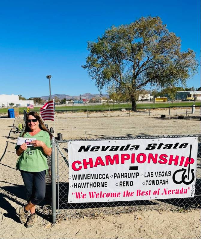 Special to Pahrump Valley Times Carol Lanfair won the Womens and Mixed B classes at the 2022 N ...