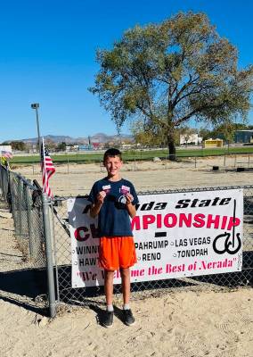Special to Pahrump Valley Times Teenager Paxton Rather won the Cadet and Mixed C classes at th ...