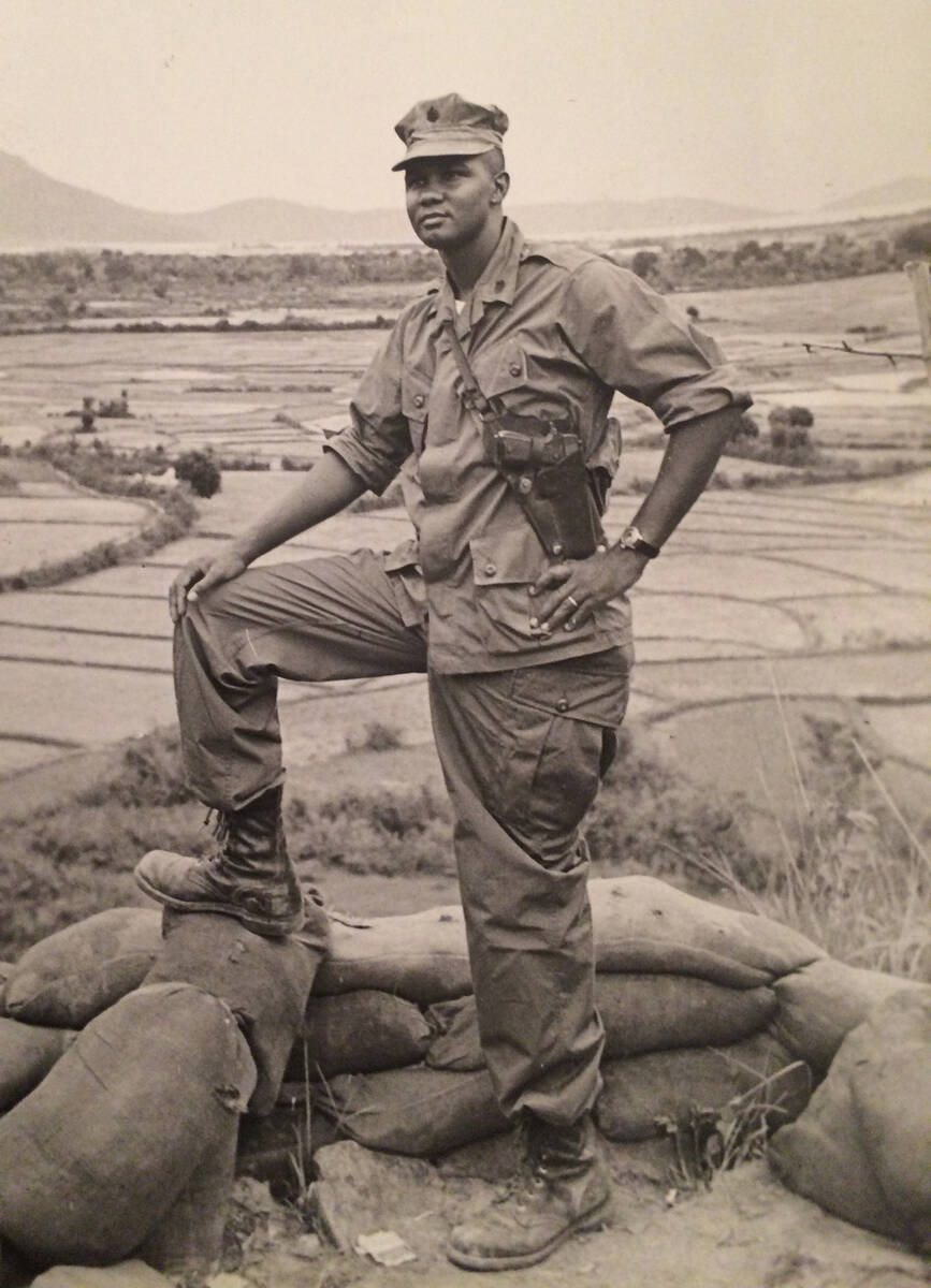 Special to the Pahrump Valley Times Reggie Knight served in the U.S. Marine Corps but his servi ...