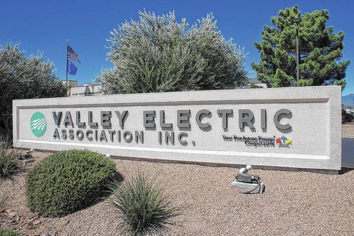 Robin Hebrock/Pahrump Valley Times Valley Electric Association is headquartered in Pahrump, wit ...