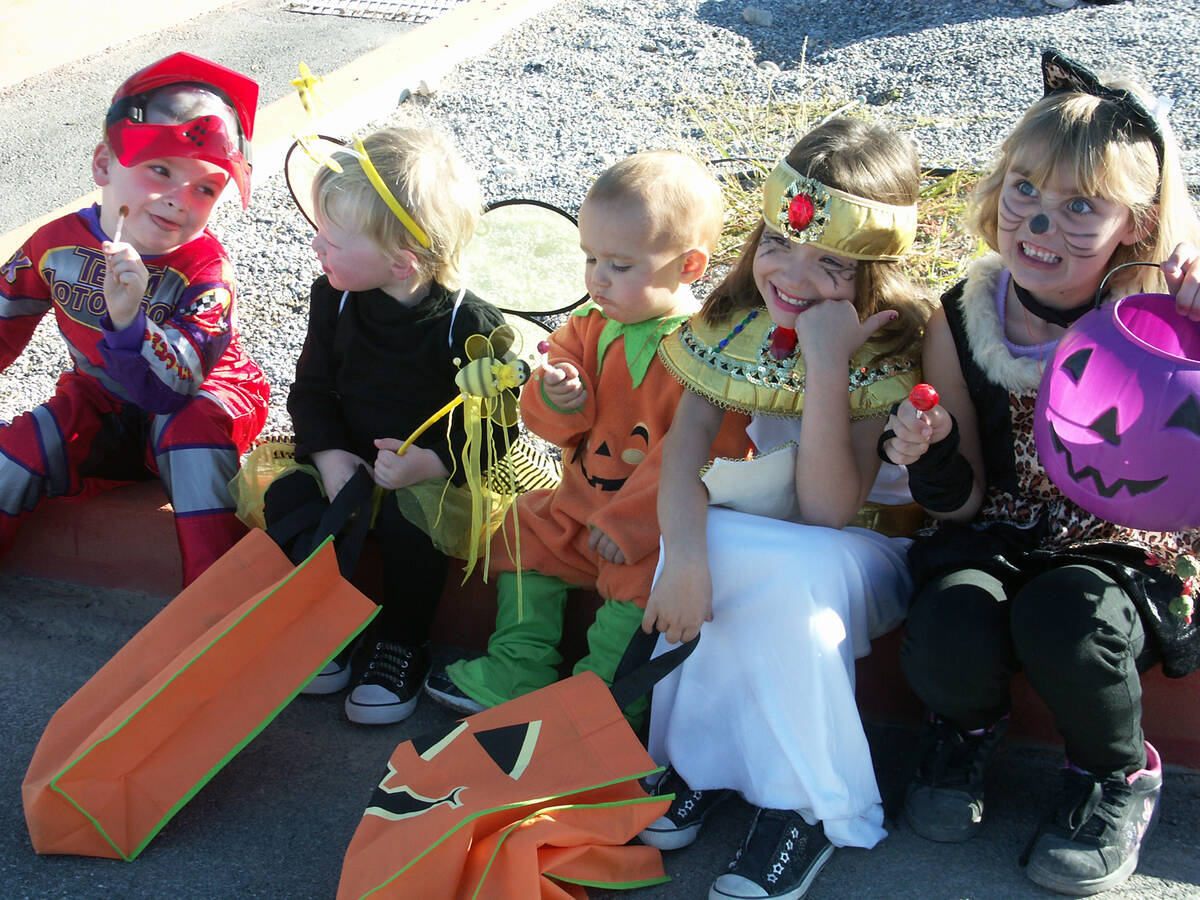 Special to the Pahrump Valley Times Halloween is all about dressing up and to help local famil ...
