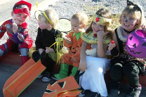 Special to the Pahrump Valley Times Halloween is all about dressing up and to help local famil ...