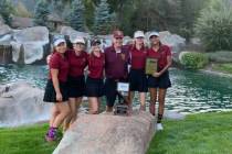 Special to Pahrump Valley Times The Pahrump Valley girls golf team finished as the 3A Nevada s ...